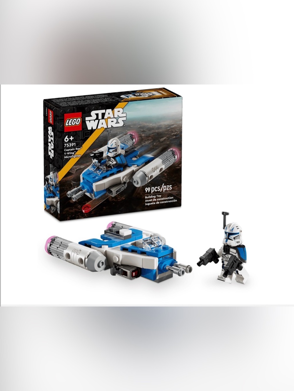 Lego Star Wars Captain Rex Y-Wing Microfighter Set 75391 NWT